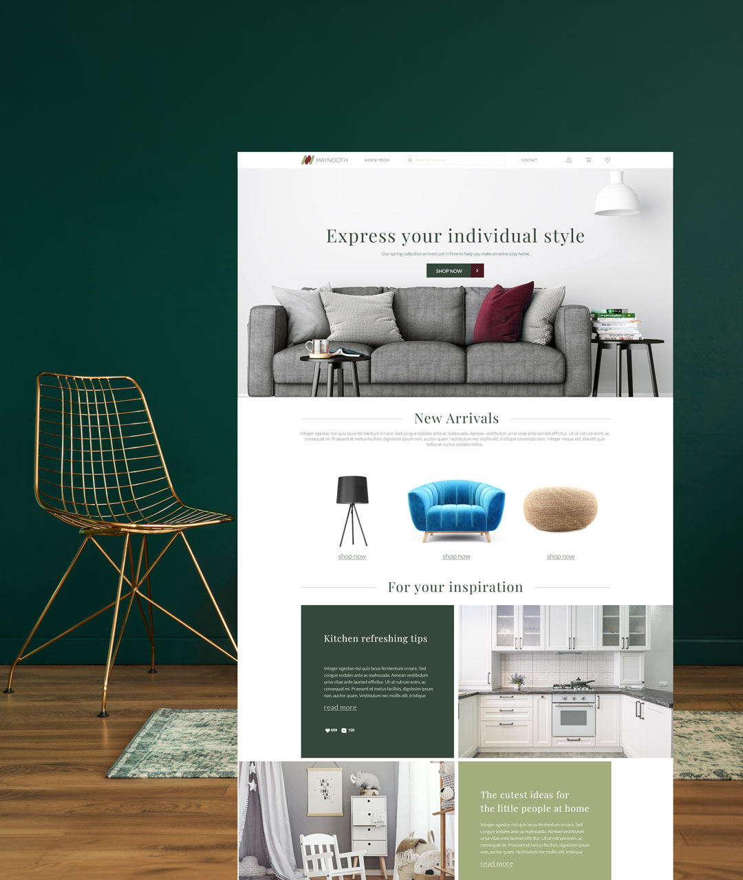 Maynooth Furniture — Web design